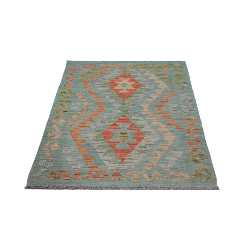 Kelim Maimene Teppich 81x123cm - mehrfarbig