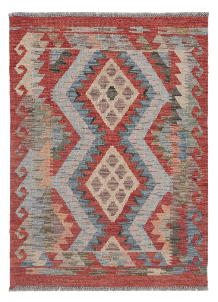 Kelim Maimene Teppich 85x114cm - mehrfarbig