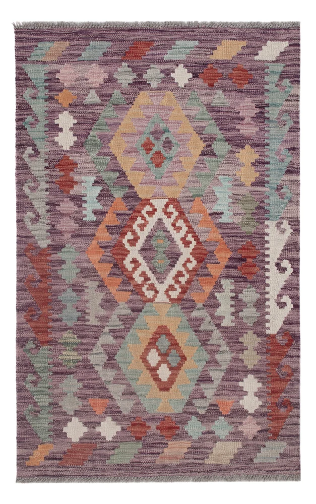 Kelim Maimene Teppich 77x125cm - mehrfarbig