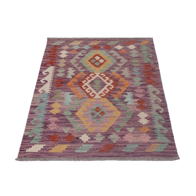 Kelim Maimene Teppich 77x125cm - mehrfarbig