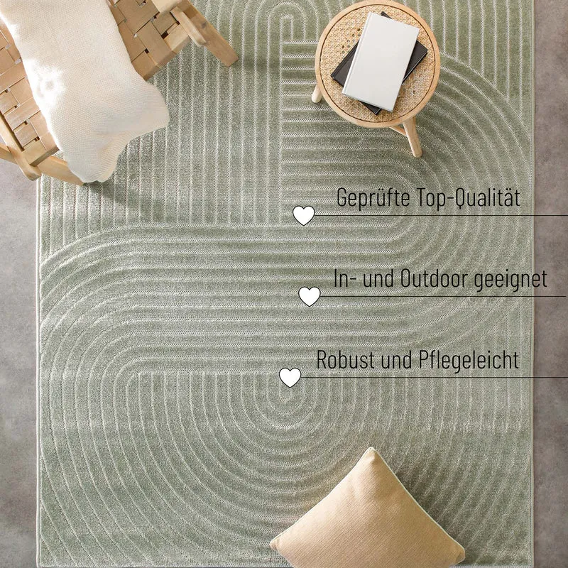 In- & Outdoor Teppich Salbei Grün "Bacalar" WECONhome