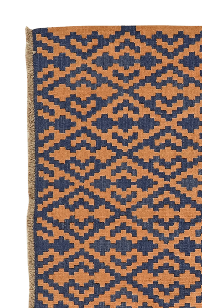 Kelim Gashgai · Handgewebt – Beige, 195x157 cm