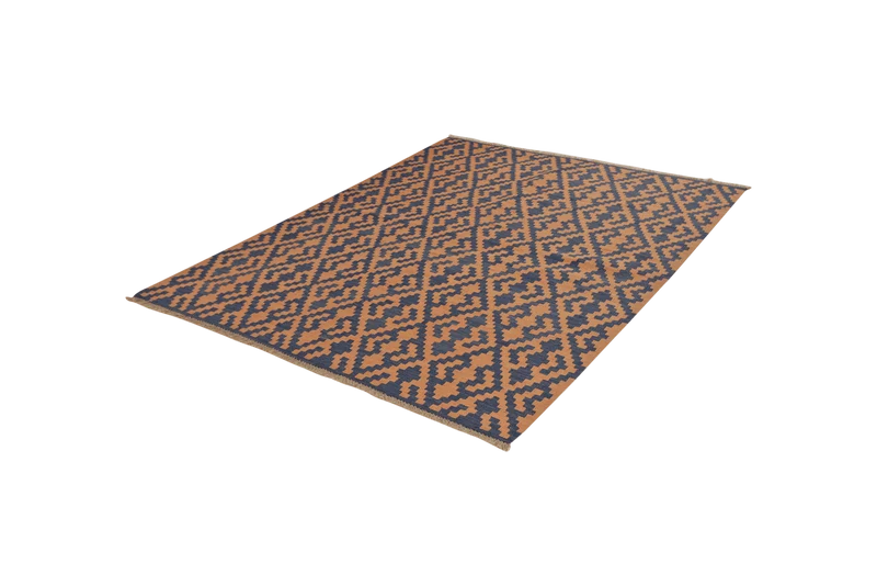 Kelim Gashgai · Handgewebt – Beige, 195x157 cm