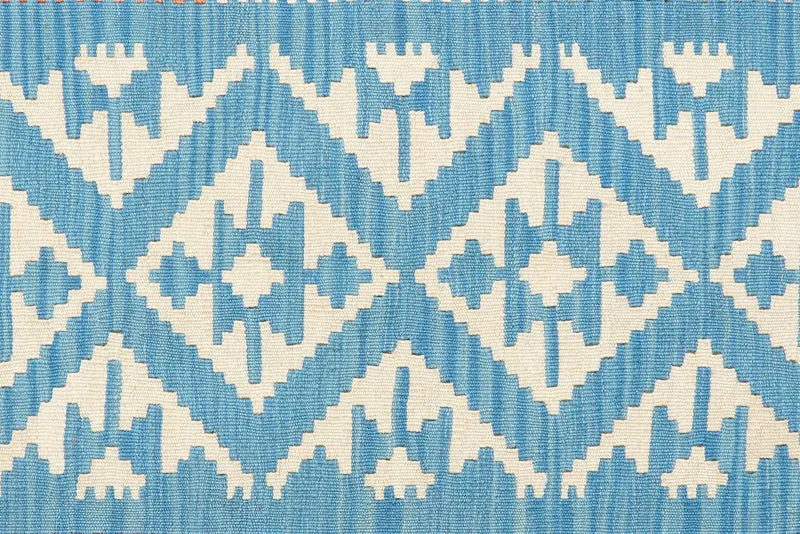 Kelim Gashgai · Handgewebt – Blau, 148x100 cm