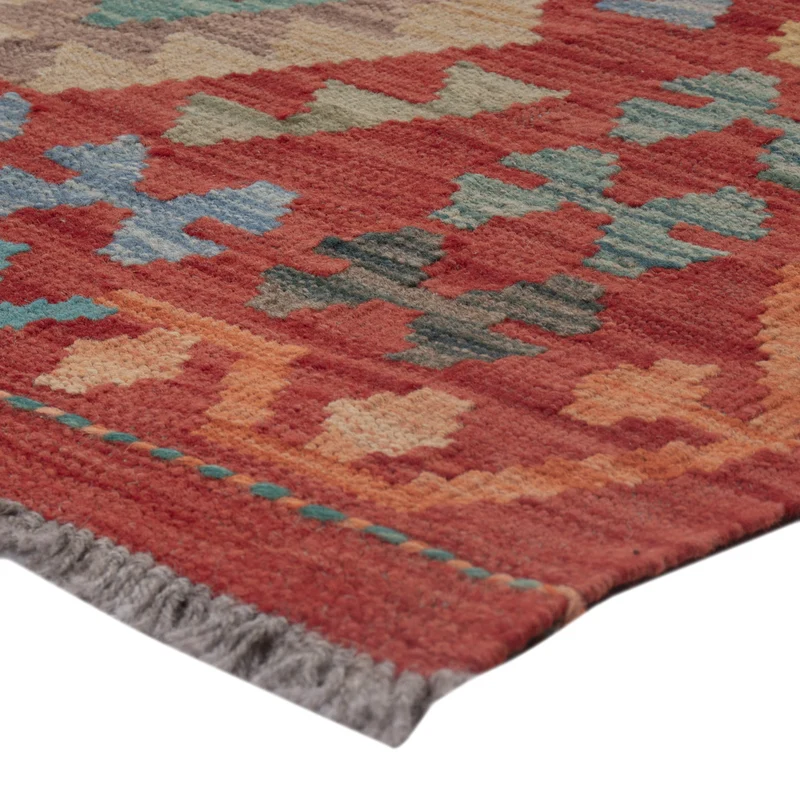 Kelim Maimene Teppich 76x122cm - mehrfarbig