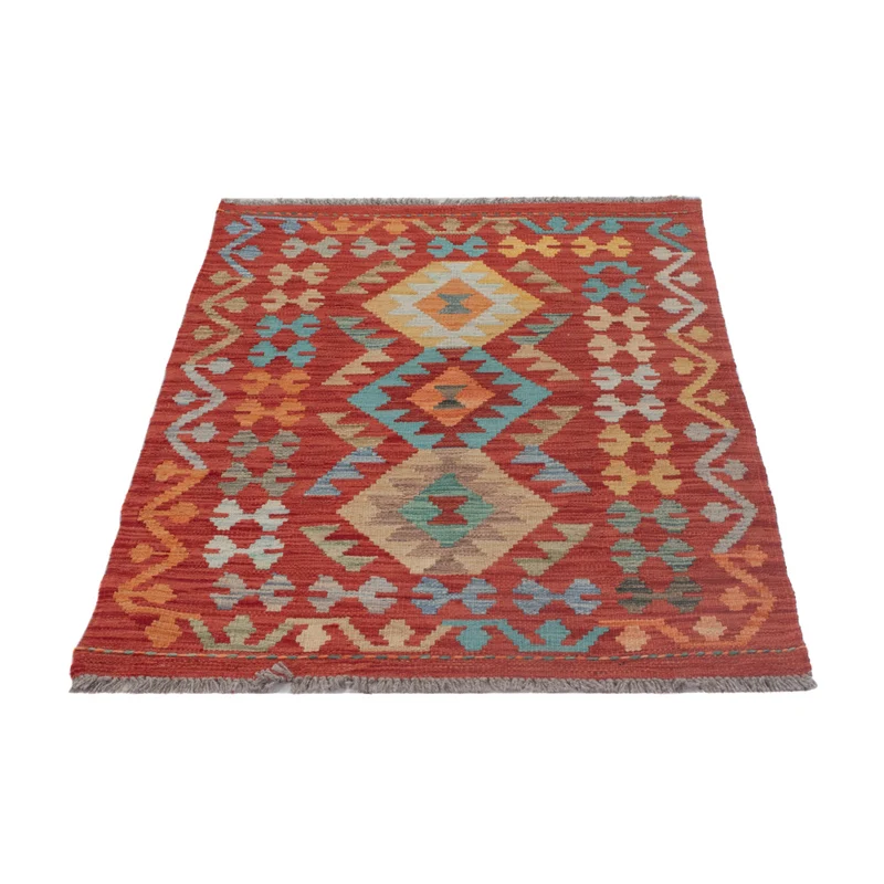 Kelim Maimene Teppich 76x122cm - mehrfarbig