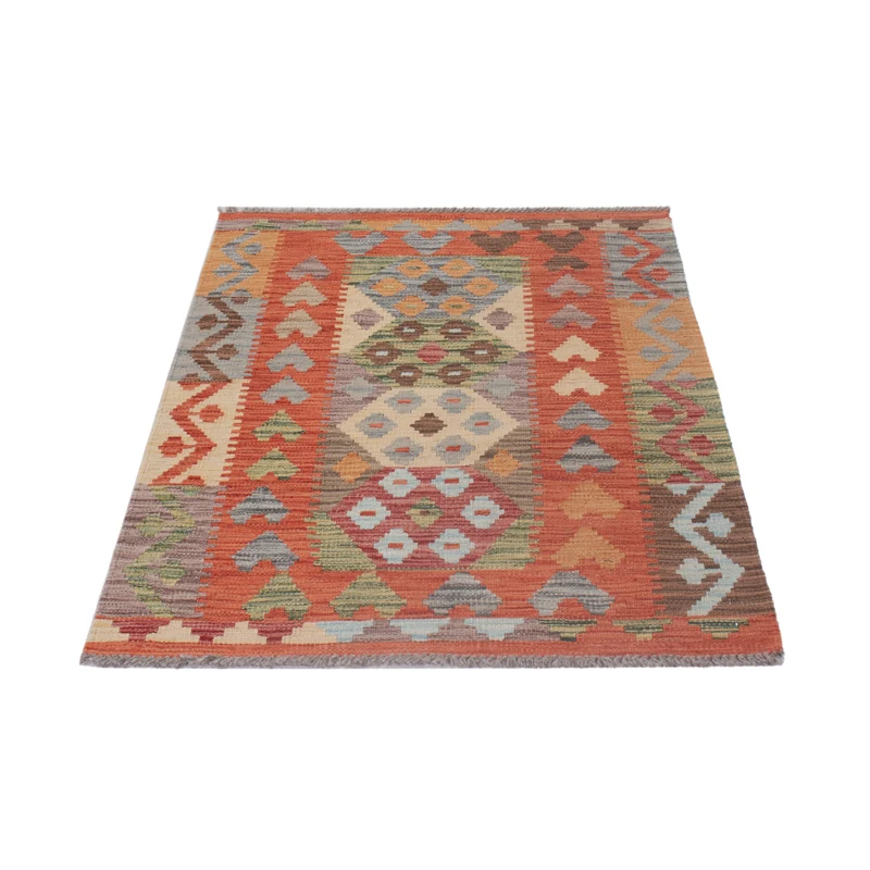 Kelim Maimene Teppich 80x125cm - mehrfarbig