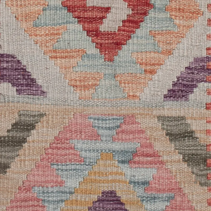 Kelim Maimene Teppich 76x131cm - mehrfarbig