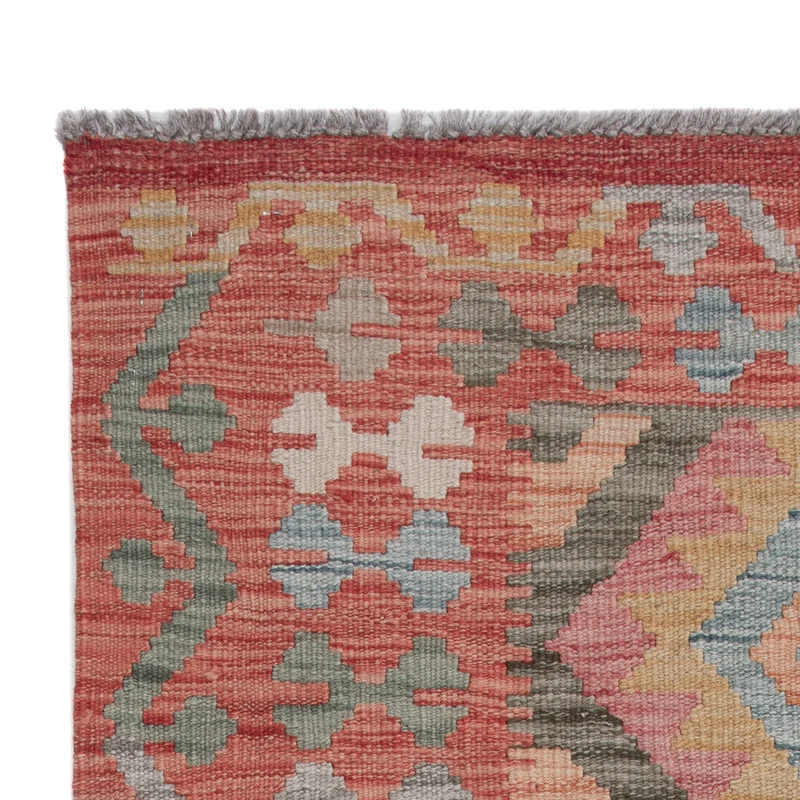 Kelim Maimene Teppich 76x131cm - mehrfarbig