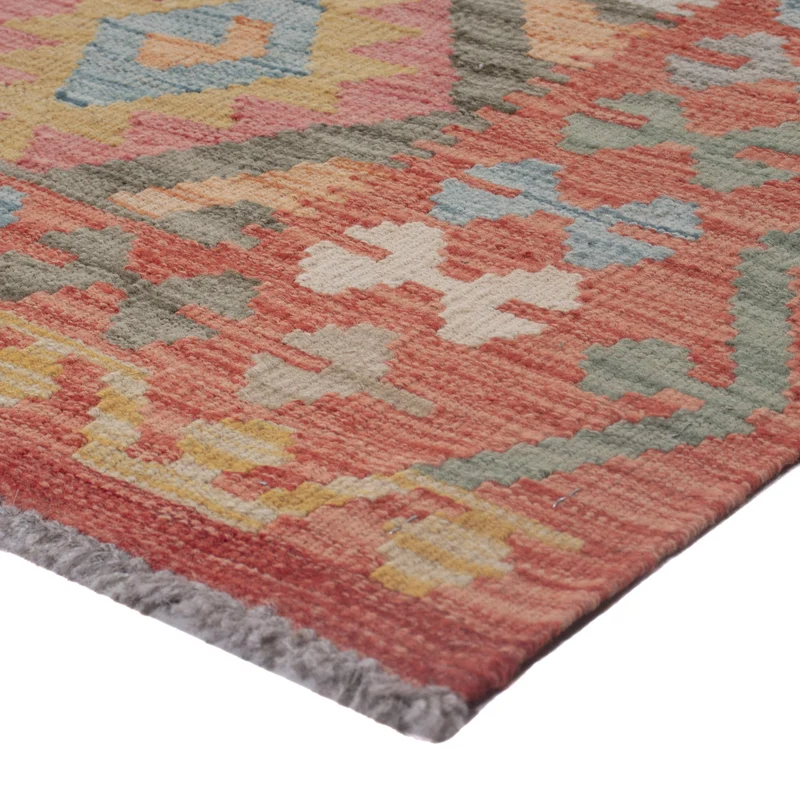 Kelim Maimene Teppich 76x131cm - mehrfarbig