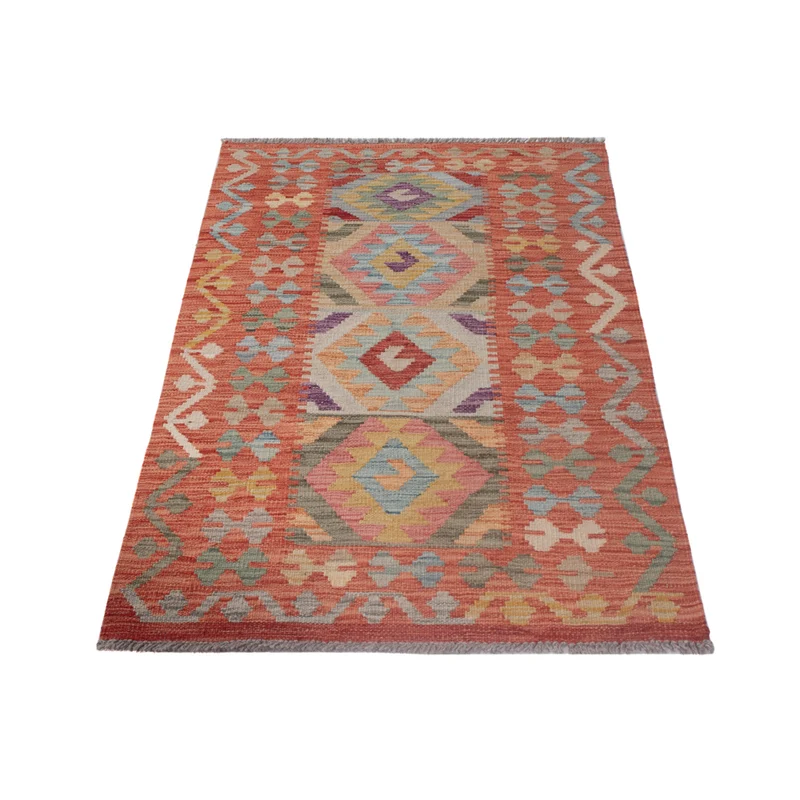 Kelim Maimene Teppich 76x131cm - mehrfarbig
