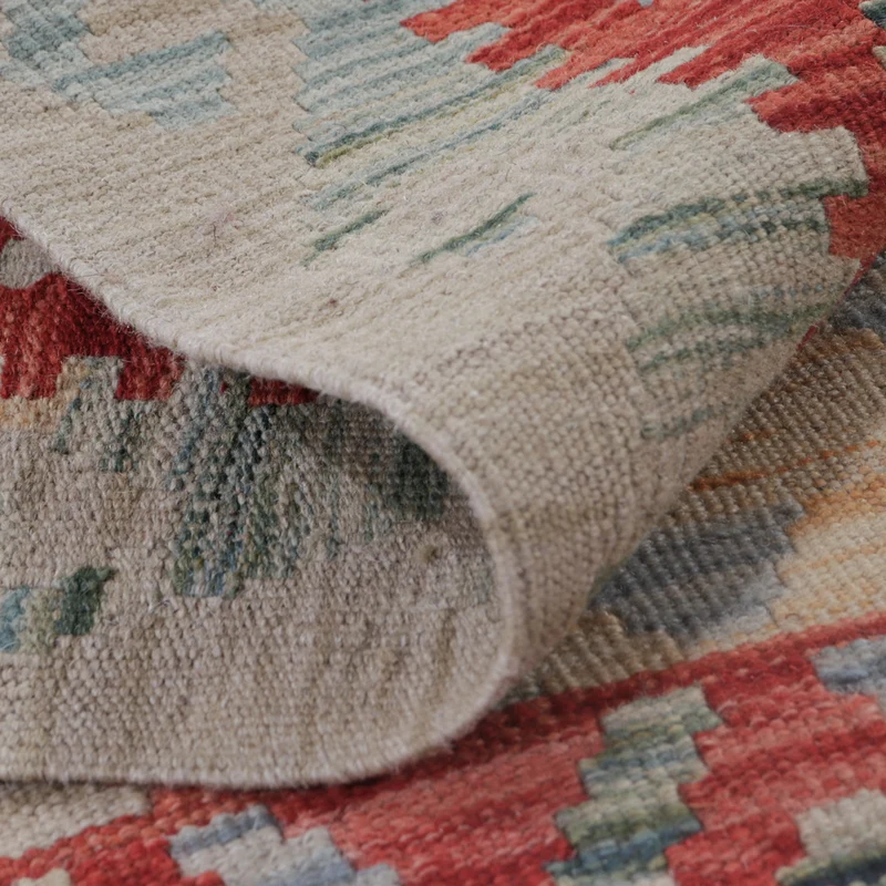 Kelim Maimene Teppich 77x119cm - mehrfarbig