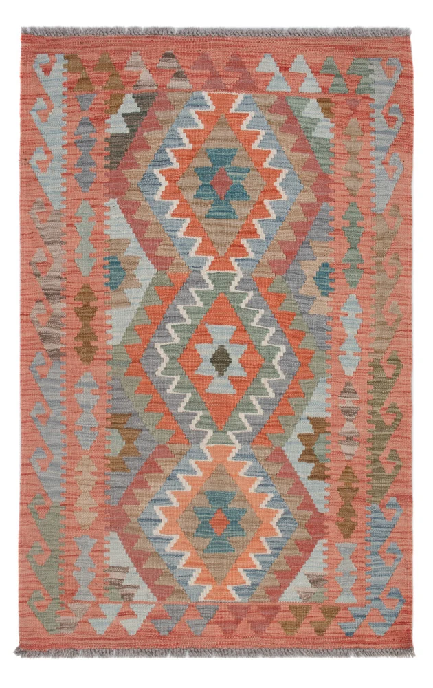 Kelim Maimene Teppich 80x124cm - mehrfarbig