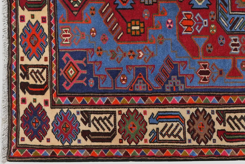 Tarom · Handgeknüpft – Blau, 198x130 cm