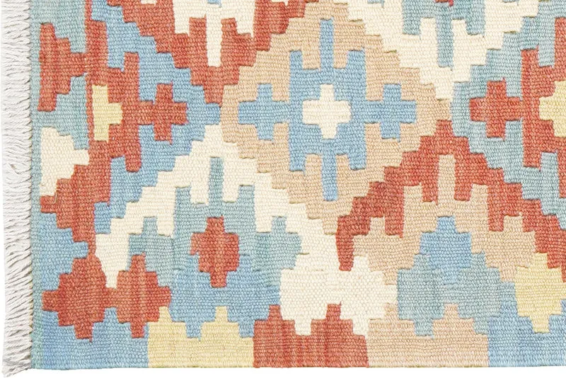 Kelim Gashgai · Handgewebt – Bunt, 186x58 cm