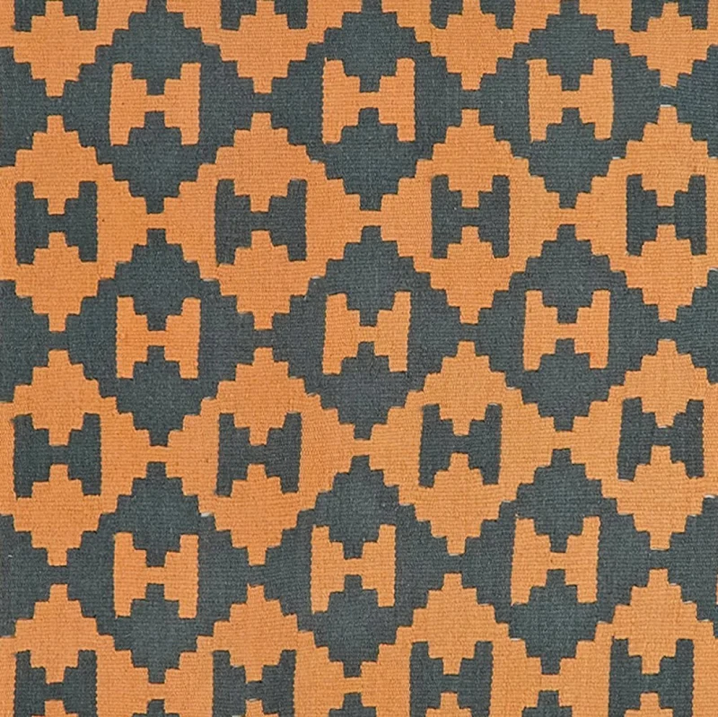 Kelim Gashgai · Handgewebt – Gelb, 184x127 cm