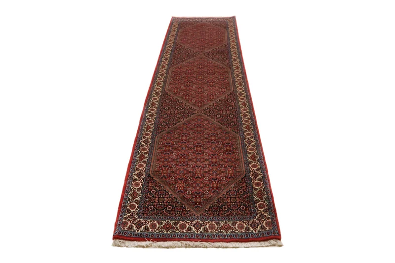 Läufer Perser - Bidjar - 92 x 325 cm - rost