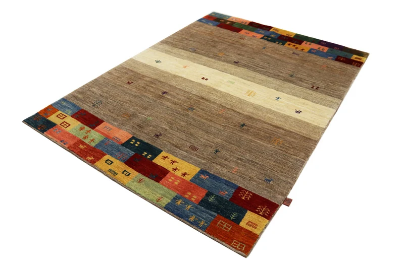 Gabbeh Teppich - Loribaft Indus - 170 x 236 cm - mehrfarbig