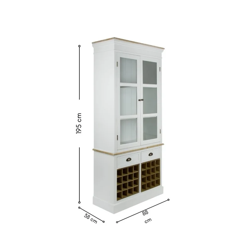 kleiner Vitrinenschrank "Clara"