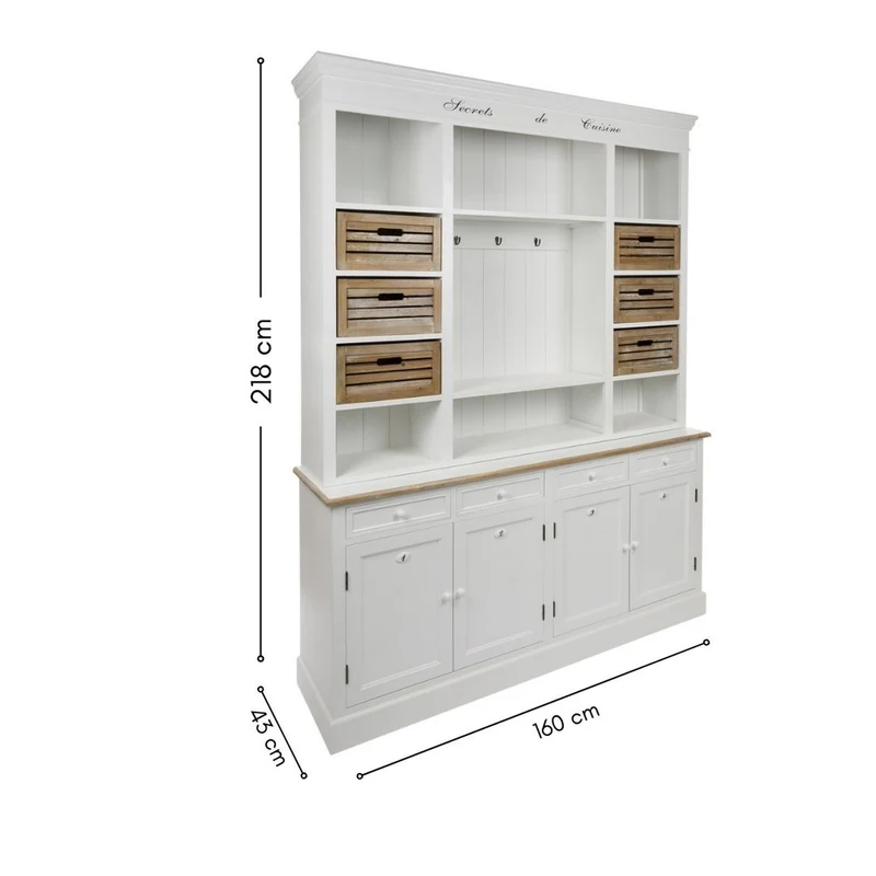 Großer Buffetschrank im Landhausstil "Heidi"