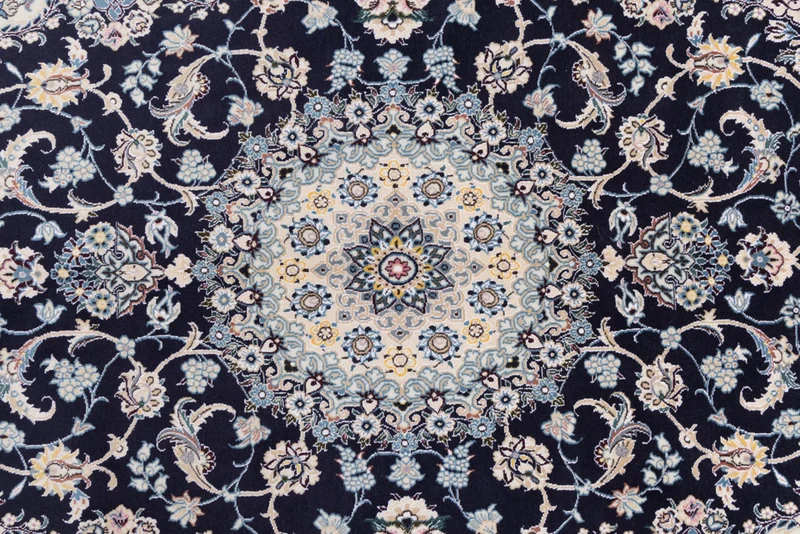 Perserteppich - Nain - 158 x 255 cm - dunkelblau