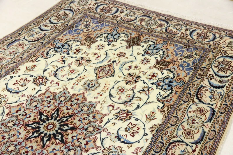 Perserteppich - Nain - Premium - 155 x 260 cm - creme