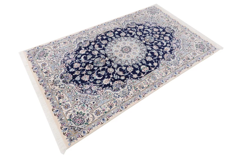Perserteppich - Nain - 154 x 254 cm - dunkelblau