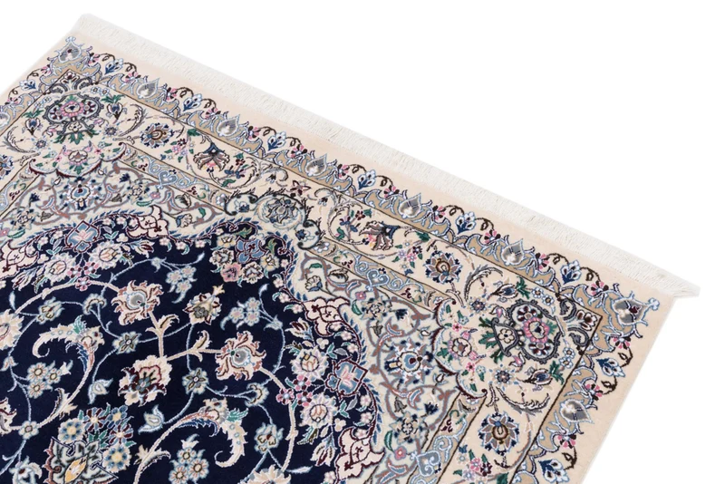 Perserteppich - Nain - 154 x 254 cm - dunkelblau