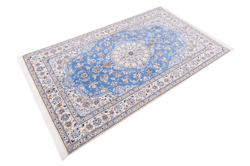 Perserteppich - Nain - 157 x 249 cm - hellblau