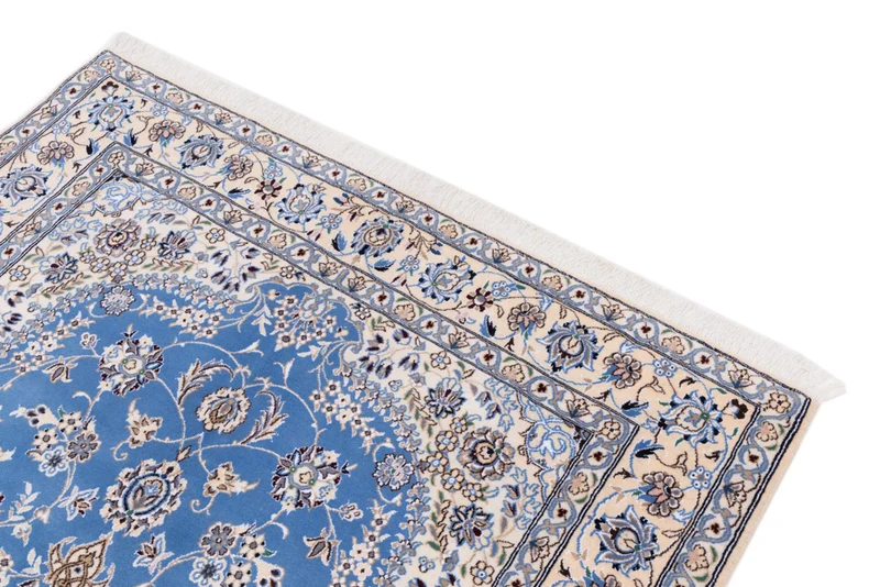 Perserteppich - Nain - 157 x 249 cm - hellblau