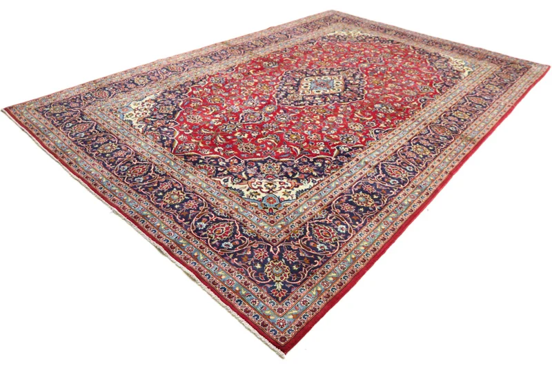Perserteppich - Keshan - 245 x 360 cm - rot