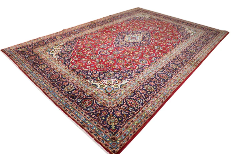 Perserteppich - Keshan - 245 x 360 cm - rot