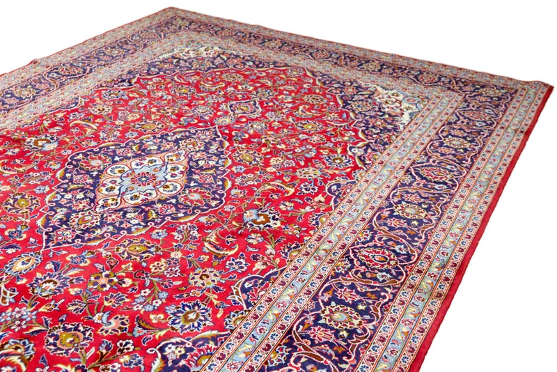 Perserteppich - Keshan - 245 x 360 cm - rot