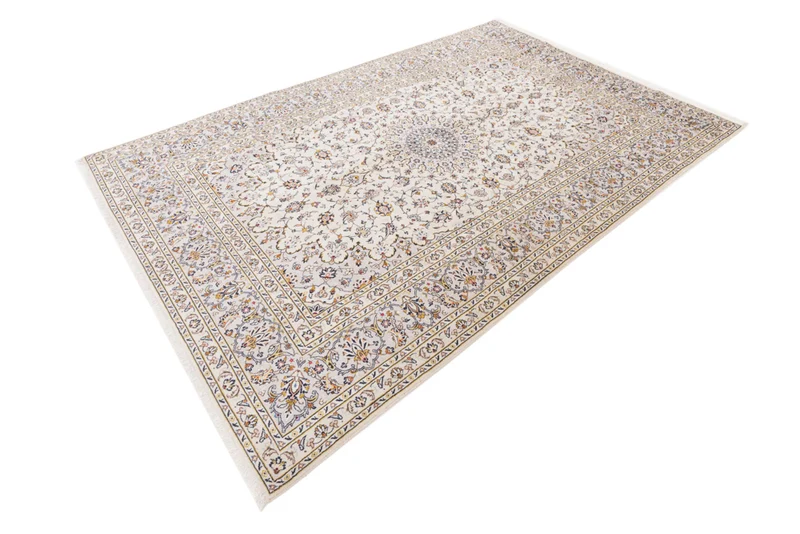 Perserteppich - Keshan - 240 x 353 cm - weiß