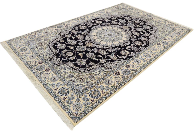 Perserteppich - Nain - 154 x 246 cm - dunkelblau