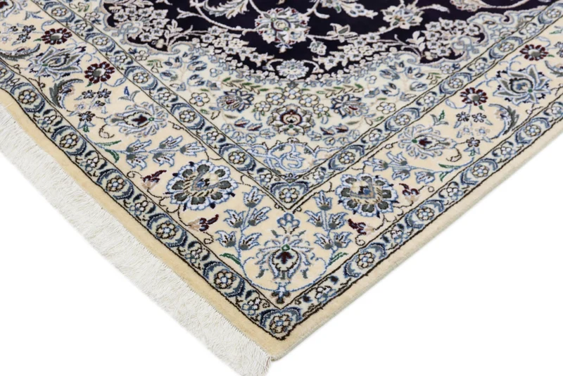 Perserteppich - Nain - 154 x 246 cm - dunkelblau