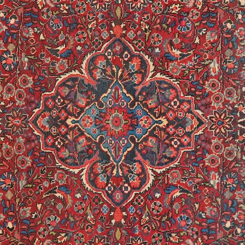 Bourtchalou · Handgeknüpft – Rot, 203x145 cm
