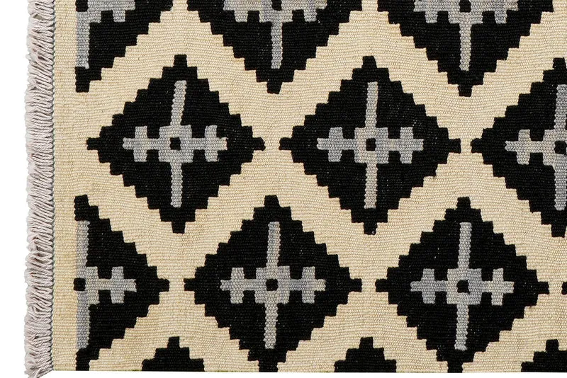 Kelim Gashgai · Handgewebt – Beige, 117x83 cm