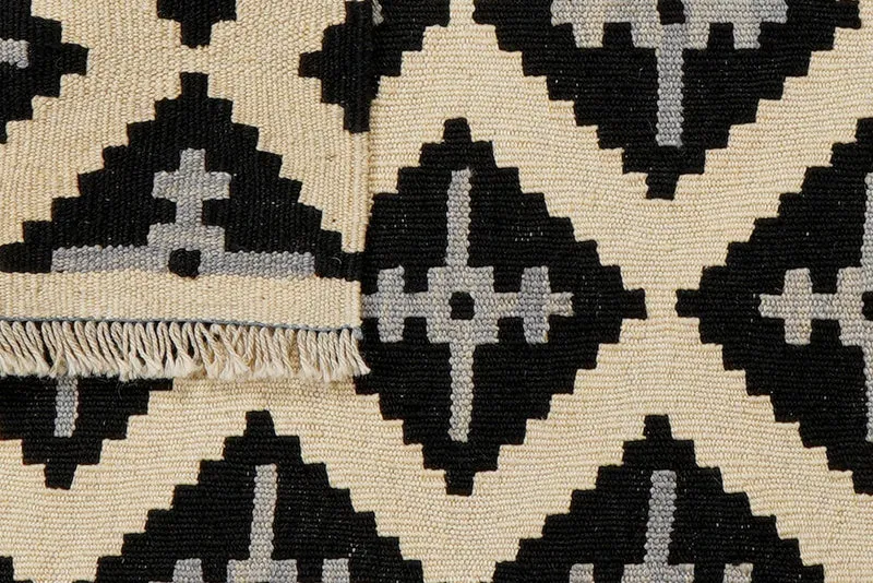 Kelim Gashgai · Handgewebt – Beige, 117x83 cm