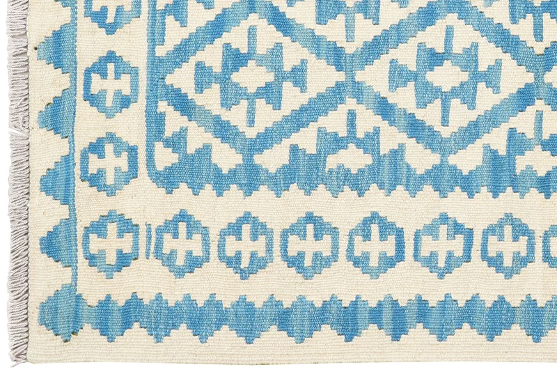 Kelim Gashgai · Handgewebt – Beige, 145x109 cm
