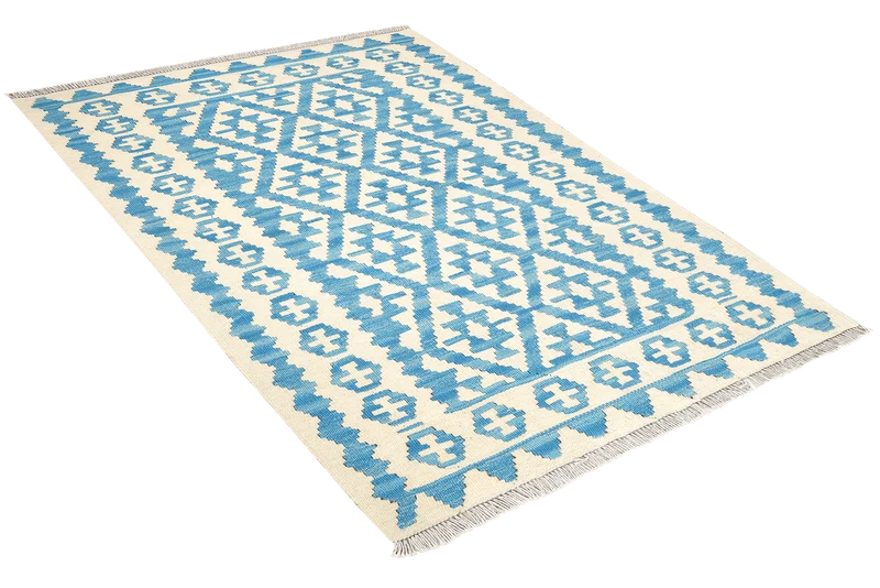 Kelim Gashgai · Handgewebt – Beige, 145x109 cm