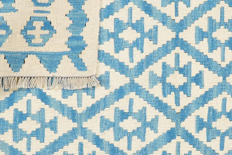 Kelim Gashgai · Handgewebt – Beige, 145x109 cm