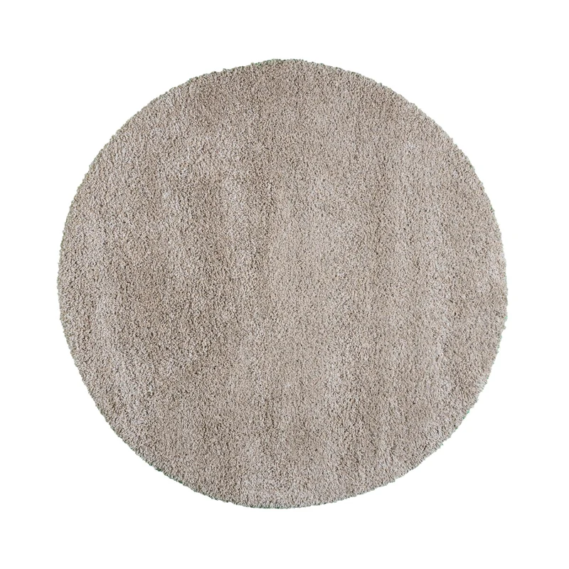Runder Wohnzimmer Teppich - Yves Taupe