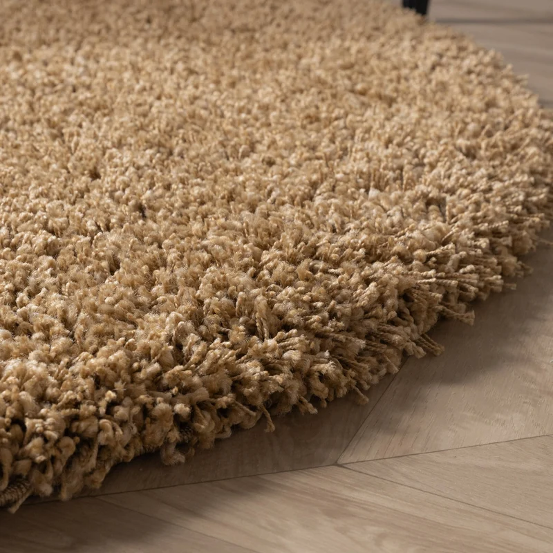 Runder Wohnzimmer Teppich - Yves Gold