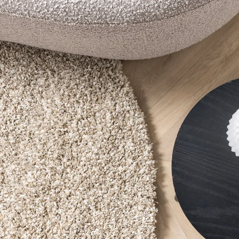 Runder Wohnzimmer Teppich - Yves Beige