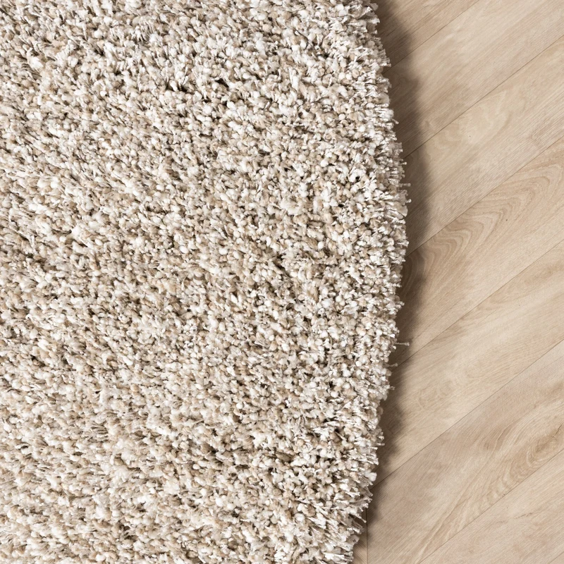 Runder Wohnzimmer Teppich - Yves Beige