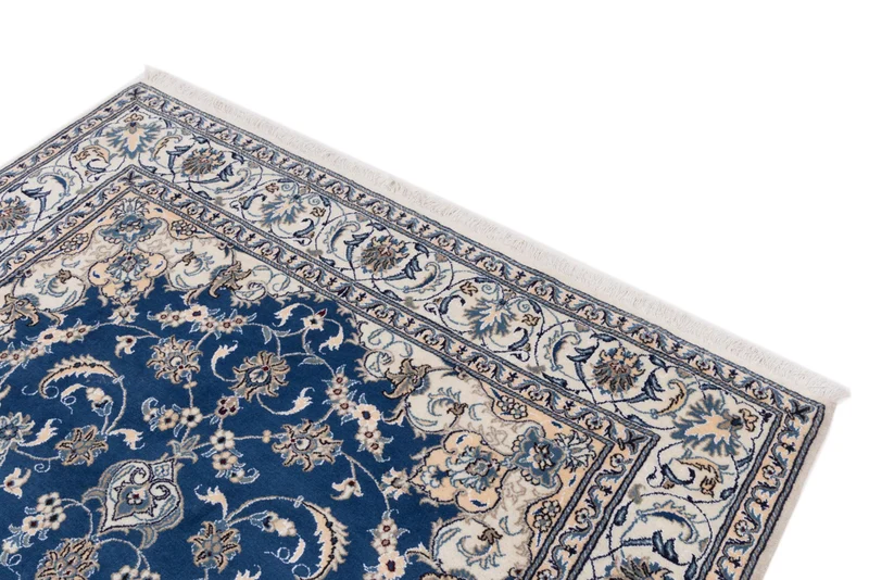 Perserteppich - Nain - 194 x 299 cm - blau