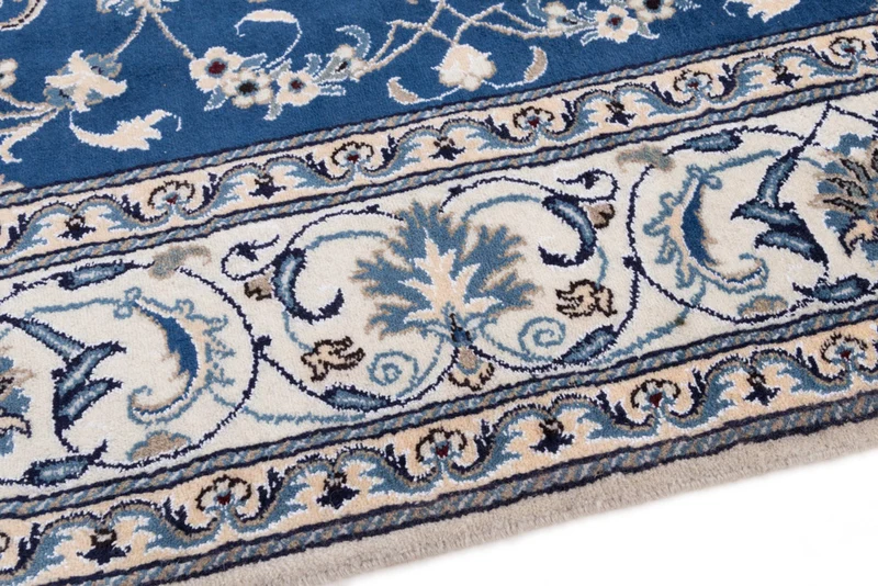 Perserteppich - Nain - 194 x 299 cm - blau