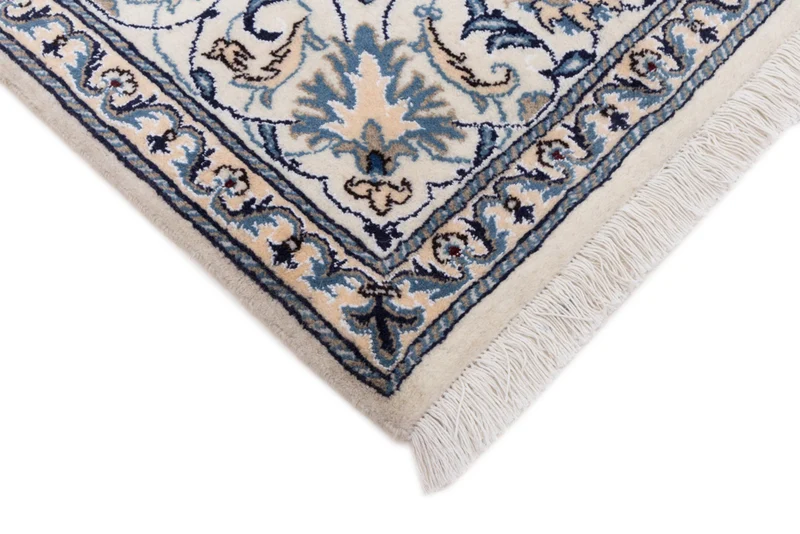 Perserteppich - Nain - 194 x 299 cm - blau