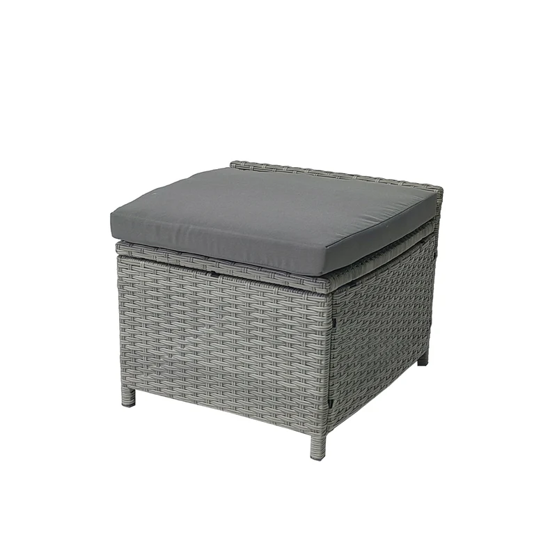 Garten Sitzgruppe Rattan "Cielo" 5-teilig inkl. Sitzkissen